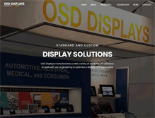 Tablet Screenshot of osddisplays.com